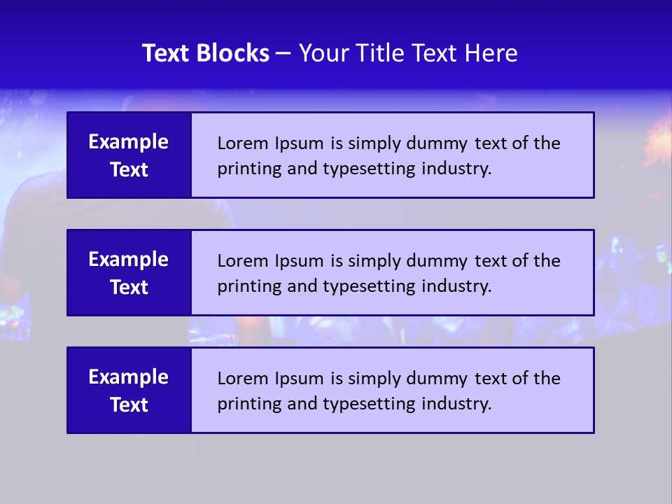 A Dj Performing In Front Of A Crowd Of People PowerPoint Template