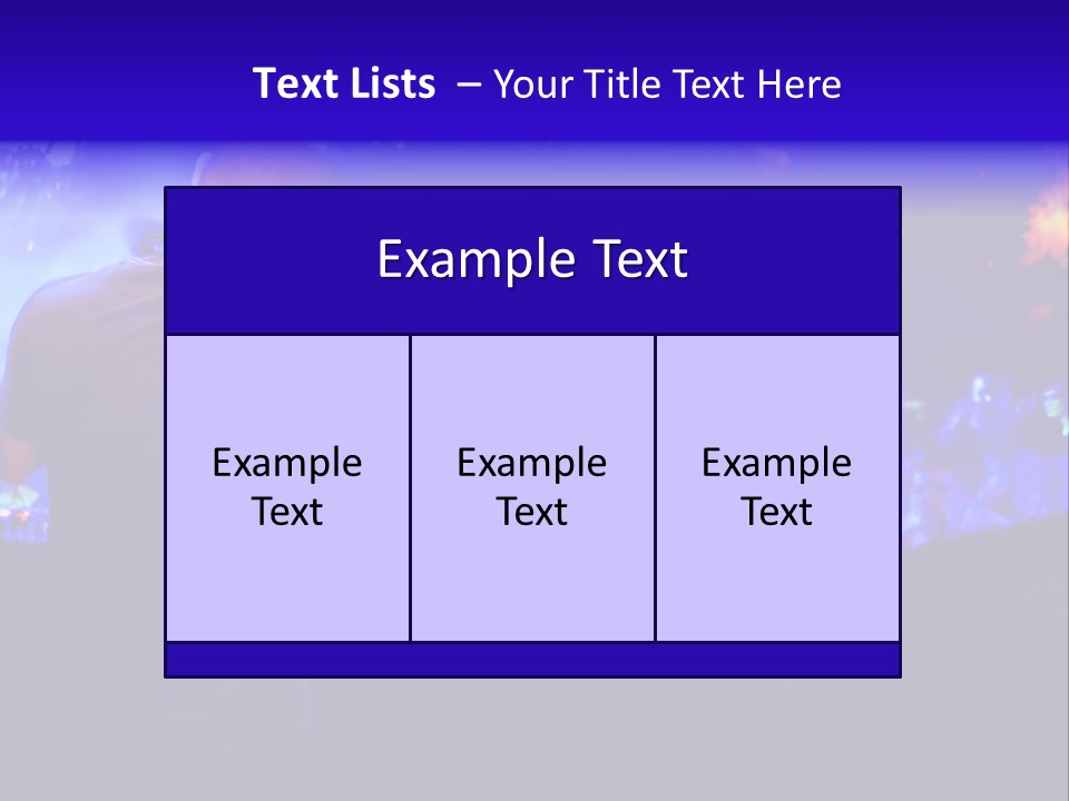 A Dj Performing In Front Of A Crowd Of People PowerPoint Template