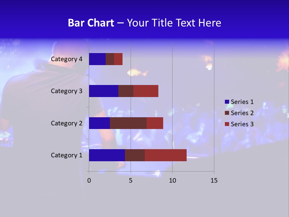 A Dj Performing In Front Of A Crowd Of People PowerPoint Template