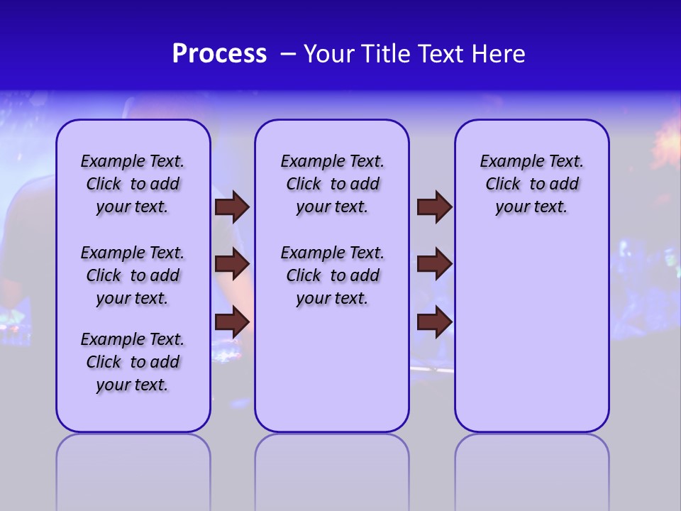 A Dj Performing In Front Of A Crowd Of People PowerPoint Template