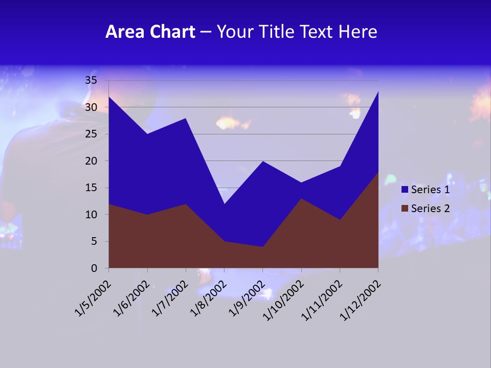 A Dj Performing In Front Of A Crowd Of People PowerPoint Template