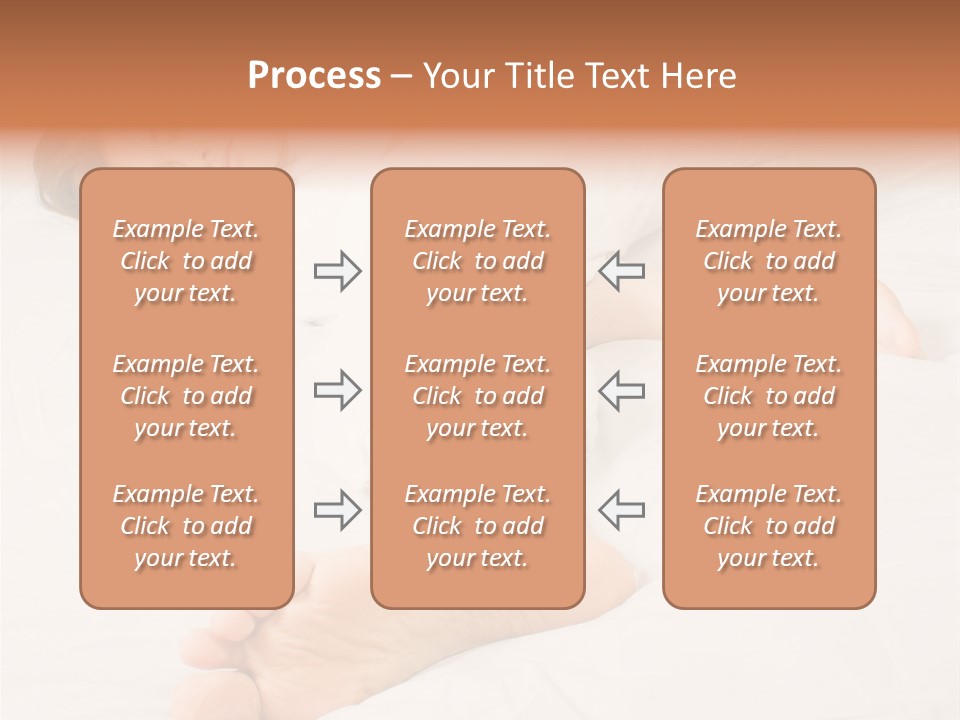 Beautiful Girl Sleeping On A White Bed PowerPoint Template