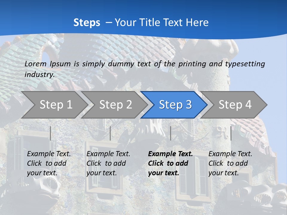 Heavy Duty Pickup Truck And Trailer PowerPoint Template