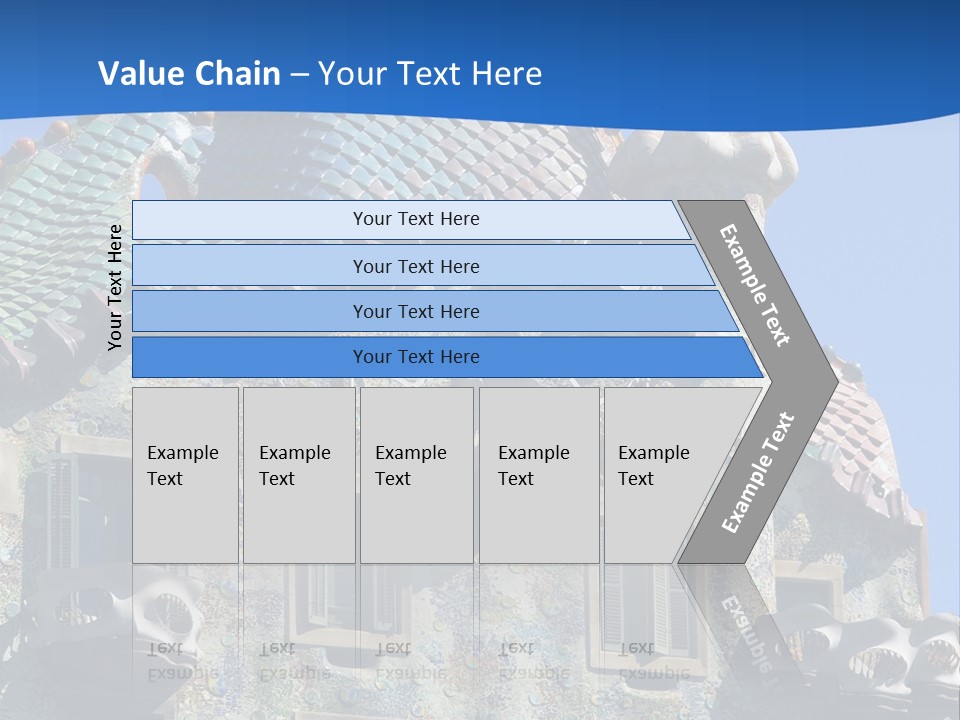 Heavy Duty Pickup Truck And Trailer PowerPoint Template