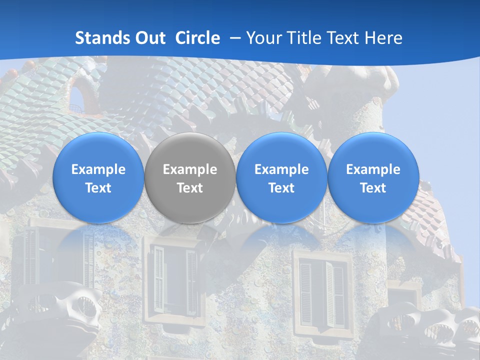 Heavy Duty Pickup Truck And Trailer PowerPoint Template