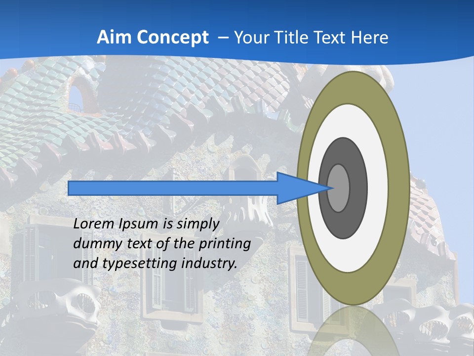 Heavy Duty Pickup Truck And Trailer PowerPoint Template