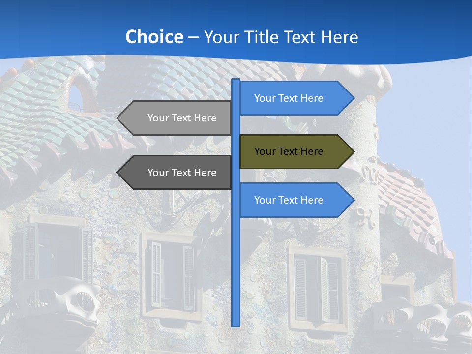 Heavy Duty Pickup Truck And Trailer PowerPoint Template