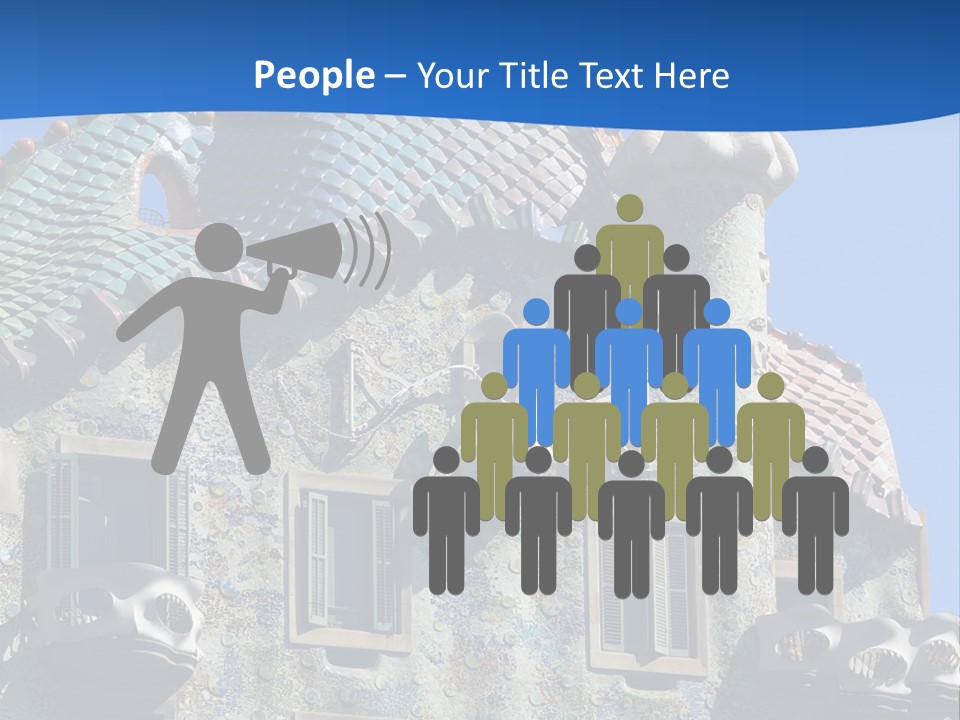 Heavy Duty Pickup Truck And Trailer PowerPoint Template