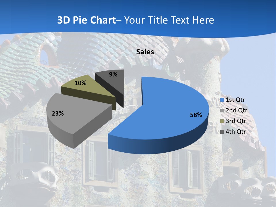 Heavy Duty Pickup Truck And Trailer PowerPoint Template