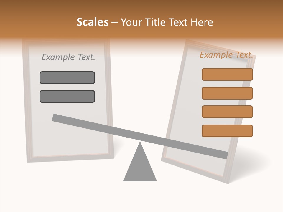 Wooden Frameworks Baguet For Photos PowerPoint Template