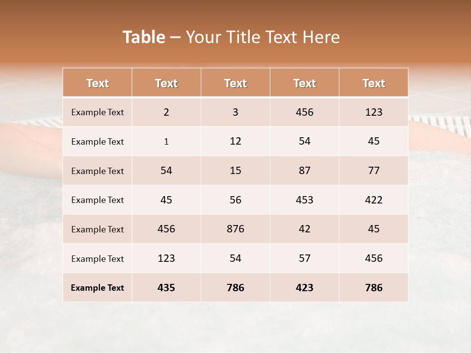 Beautiful Woman Relaxing In A Bubble Bath PowerPoint Template