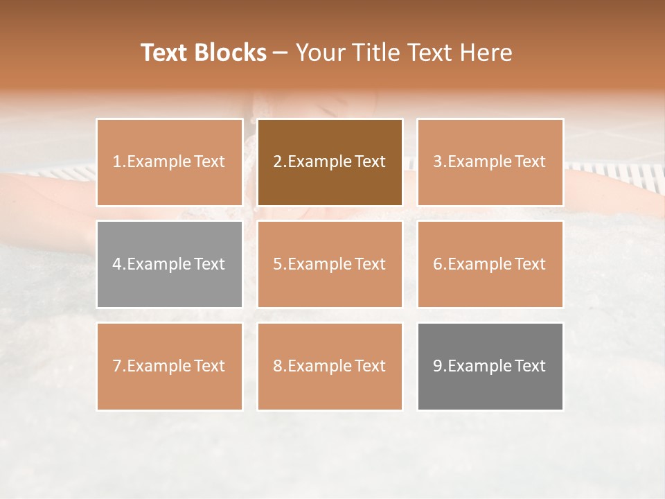 Beautiful Woman Relaxing In A Bubble Bath PowerPoint Template