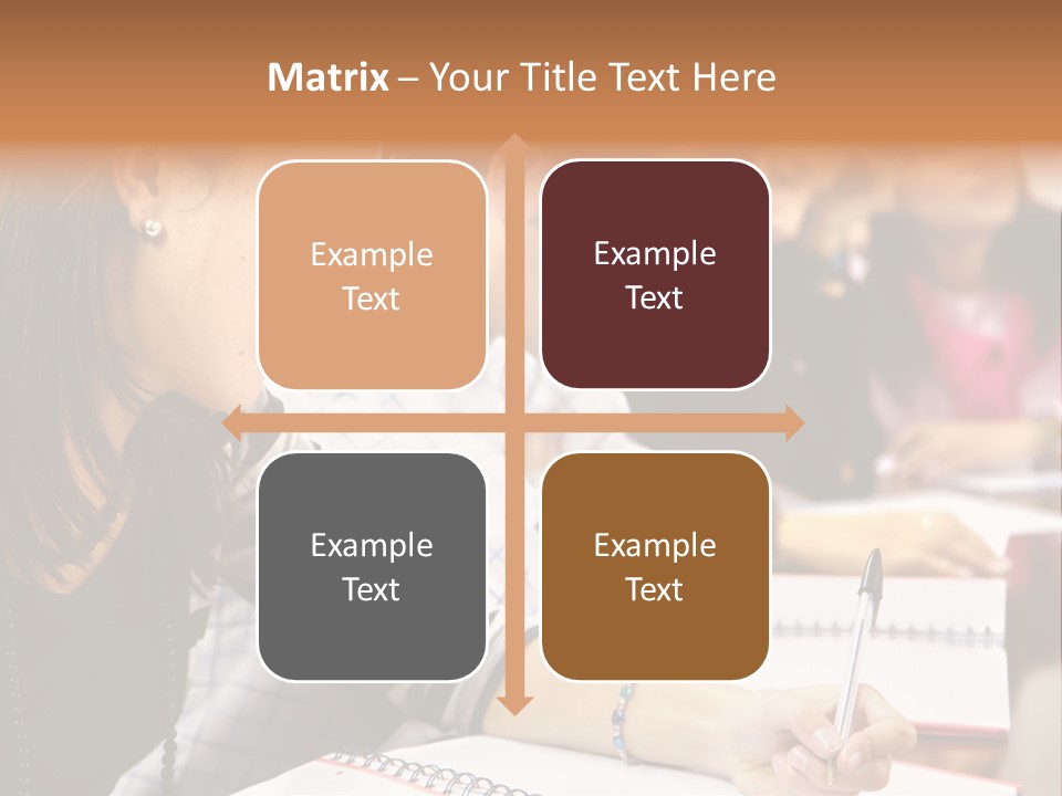 College Students In A Library Studying For Their Exams PowerPoint Template