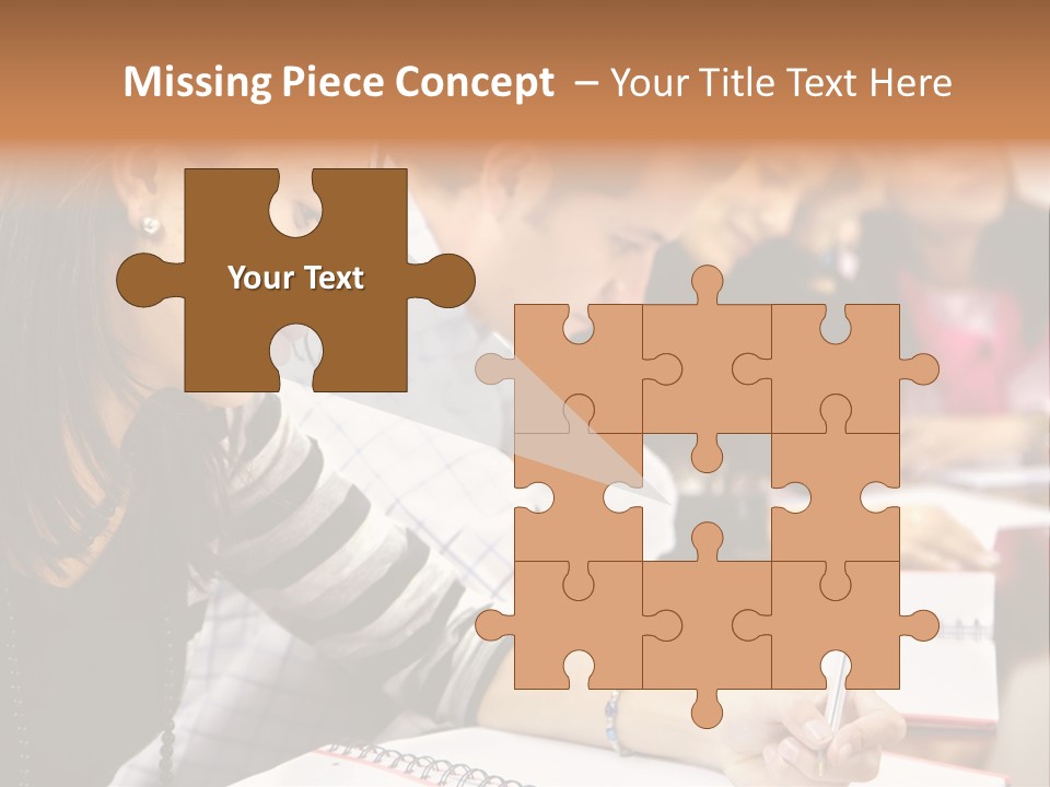 College Students In A Library Studying For Their Exams PowerPoint Template