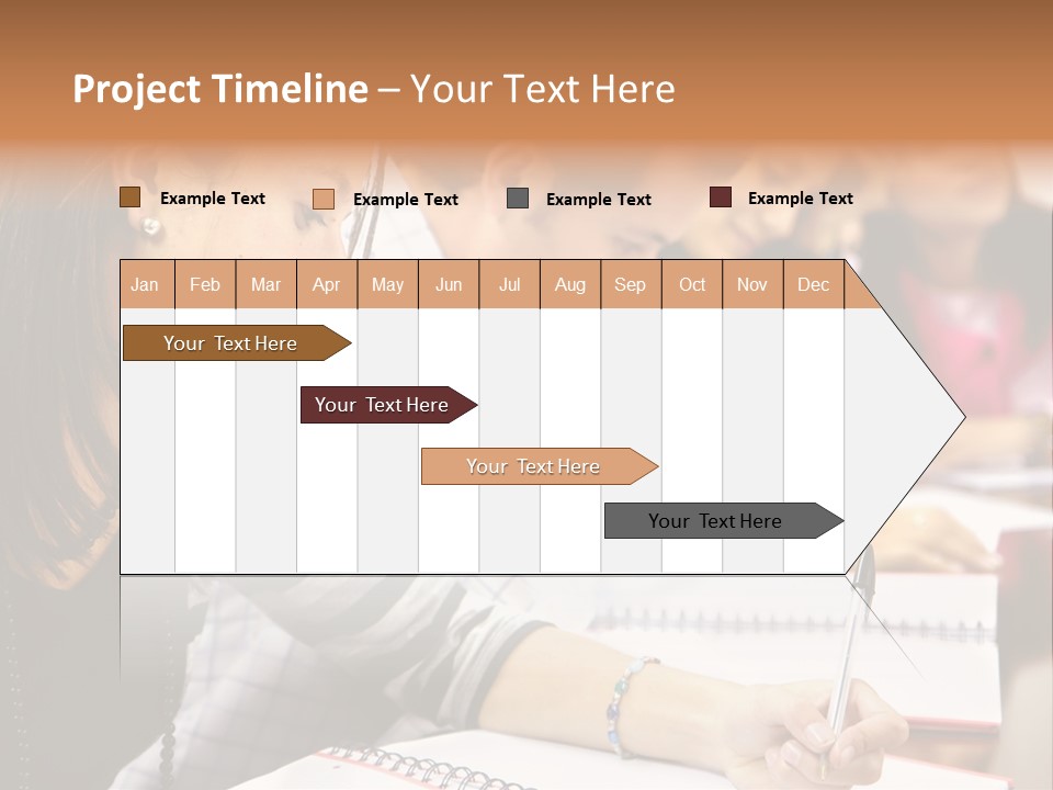College Students In A Library Studying For Their Exams PowerPoint Template