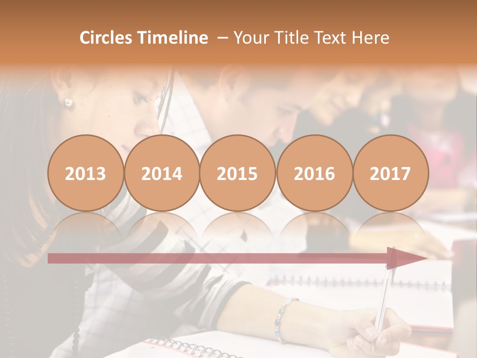 College Students In A Library Studying For Their Exams PowerPoint Template