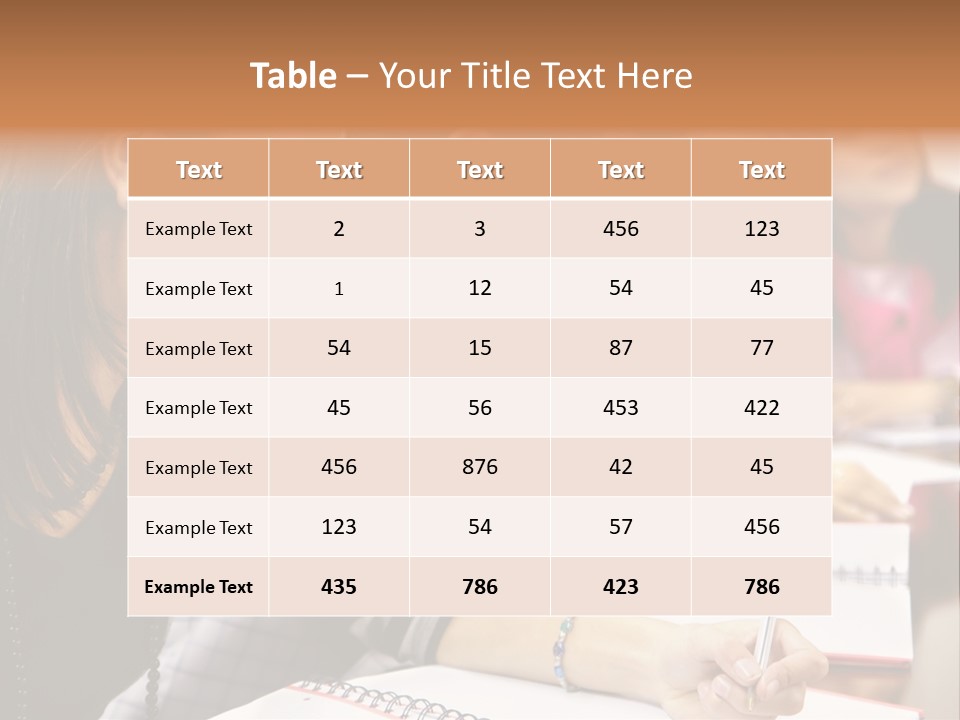 College Students In A Library Studying For Their Exams PowerPoint Template