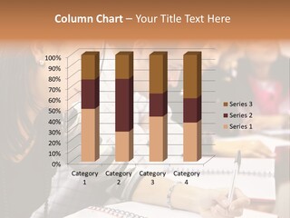 College Students In A Library Studying For Their Exams PowerPoint Template