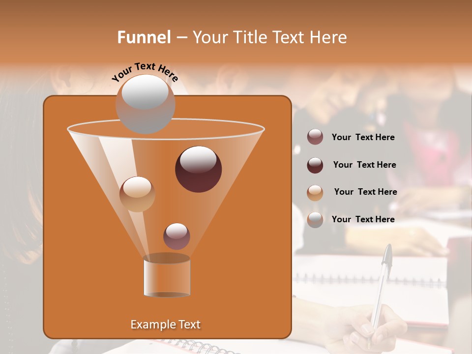 College Students In A Library Studying For Their Exams PowerPoint Template