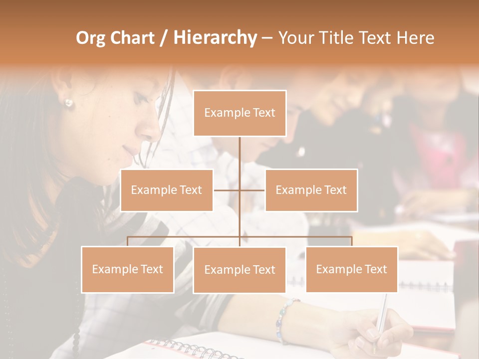 College Students In A Library Studying For Their Exams PowerPoint Template