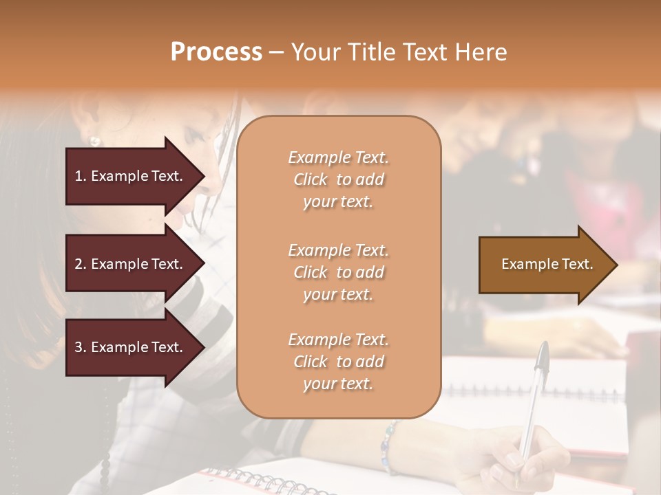 College Students In A Library Studying For Their Exams PowerPoint Template