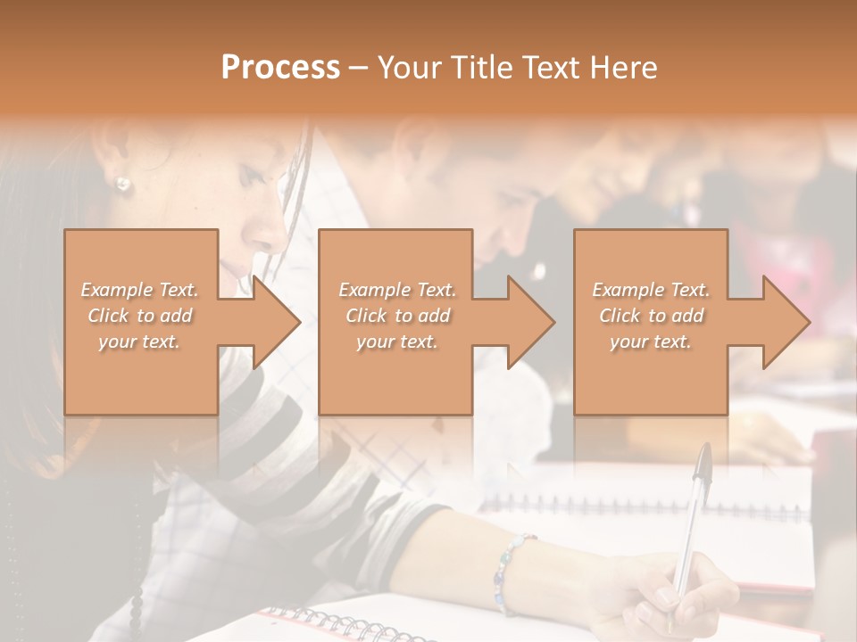 College Students In A Library Studying For Their Exams PowerPoint Template