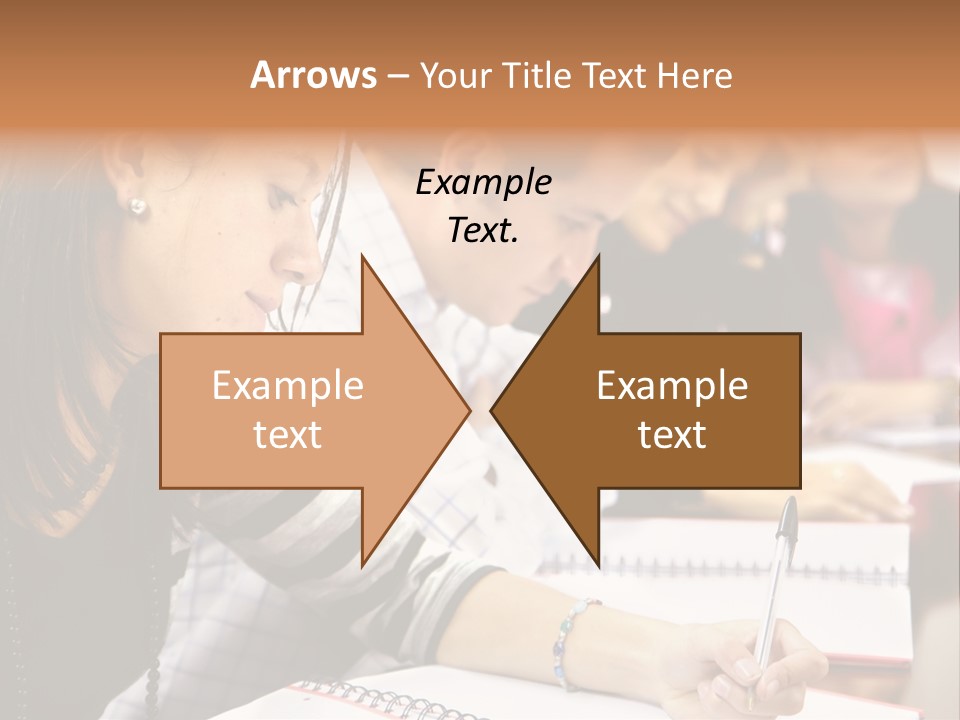 College Students In A Library Studying For Their Exams PowerPoint Template