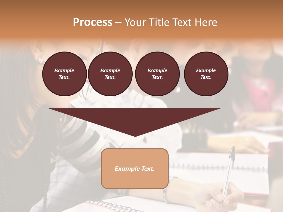 College Students In A Library Studying For Their Exams PowerPoint Template