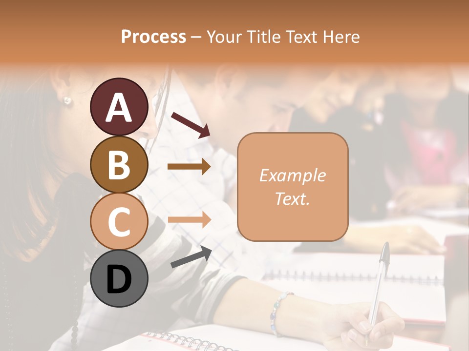 College Students In A Library Studying For Their Exams PowerPoint Template