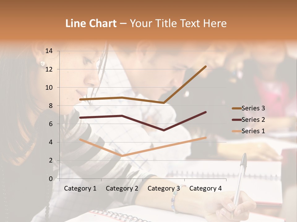 College Students In A Library Studying For Their Exams PowerPoint Template