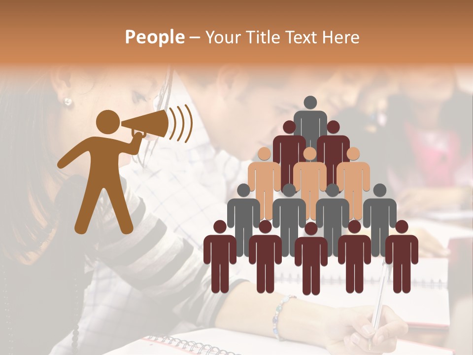 College Students In A Library Studying For Their Exams PowerPoint Template