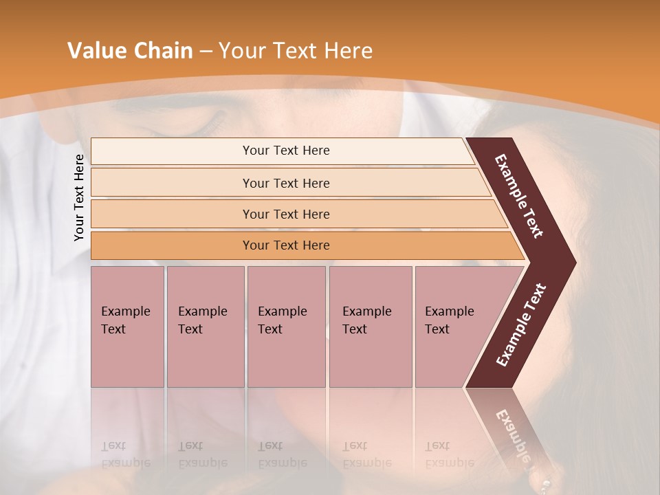 Beautiful Couple In Love Outdoors Looking At Each Other PowerPoint Template
