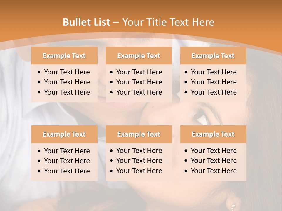 Beautiful Couple In Love Outdoors Looking At Each Other PowerPoint Template