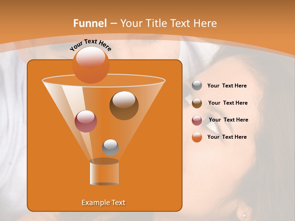 Beautiful Couple In Love Outdoors Looking At Each Other PowerPoint Template