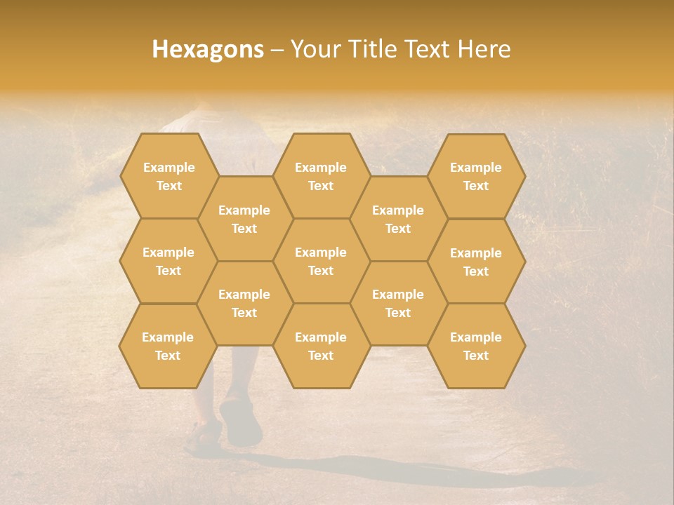 Child On The Road PowerPoint Template