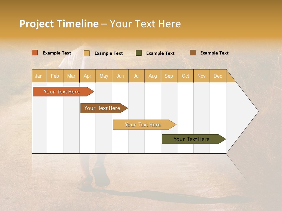 Child On The Road PowerPoint Template