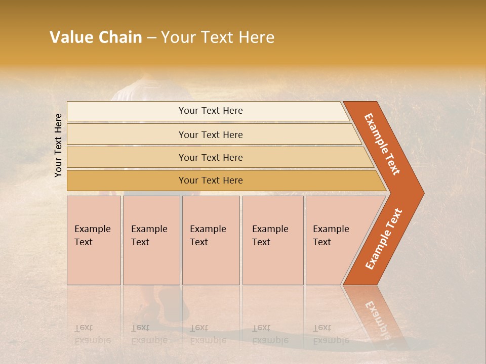 Child On The Road PowerPoint Template