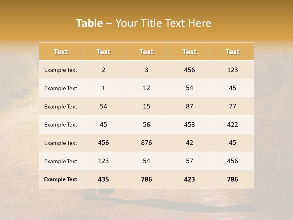 Child On The Road PowerPoint Template