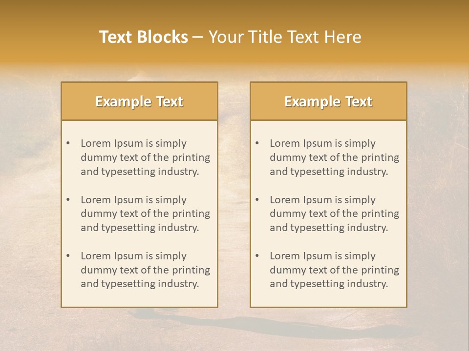 Child On The Road PowerPoint Template