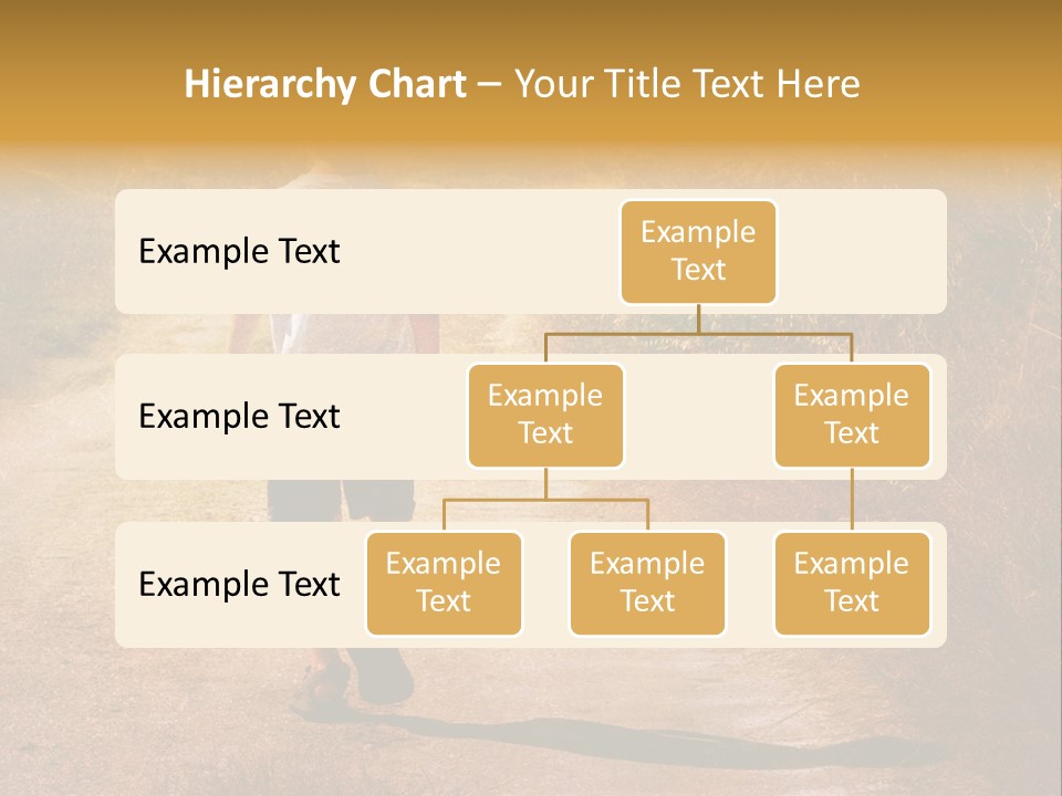 Child On The Road PowerPoint Template