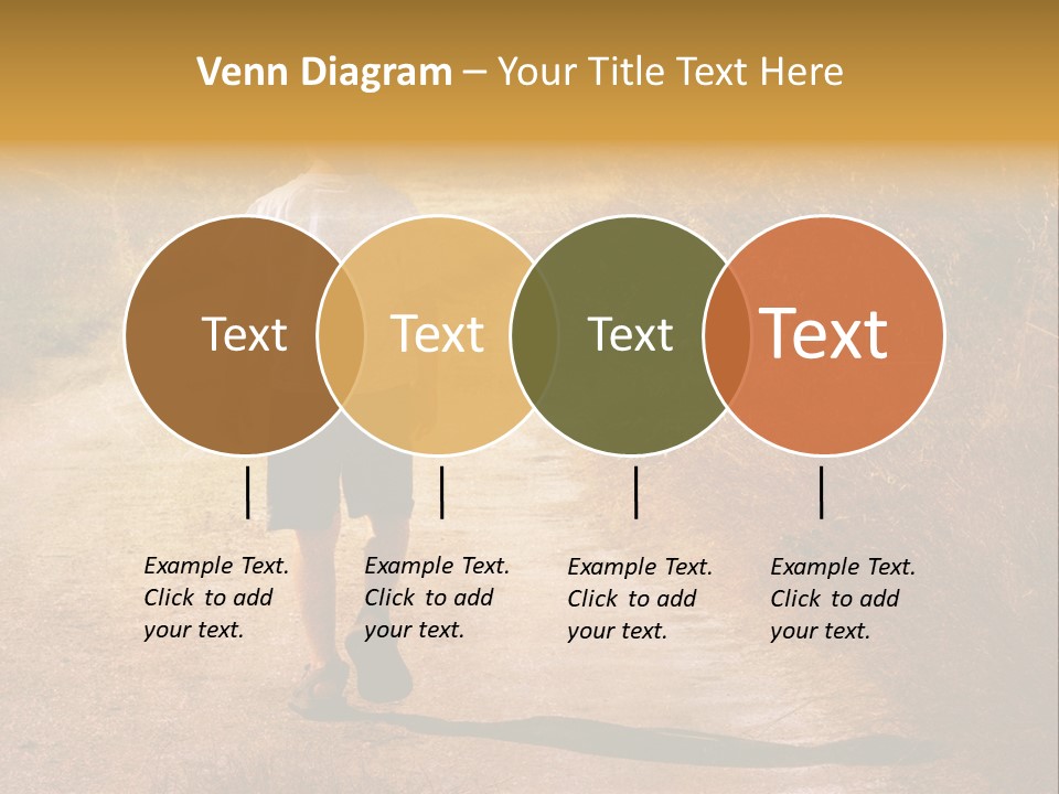 Child On The Road PowerPoint Template