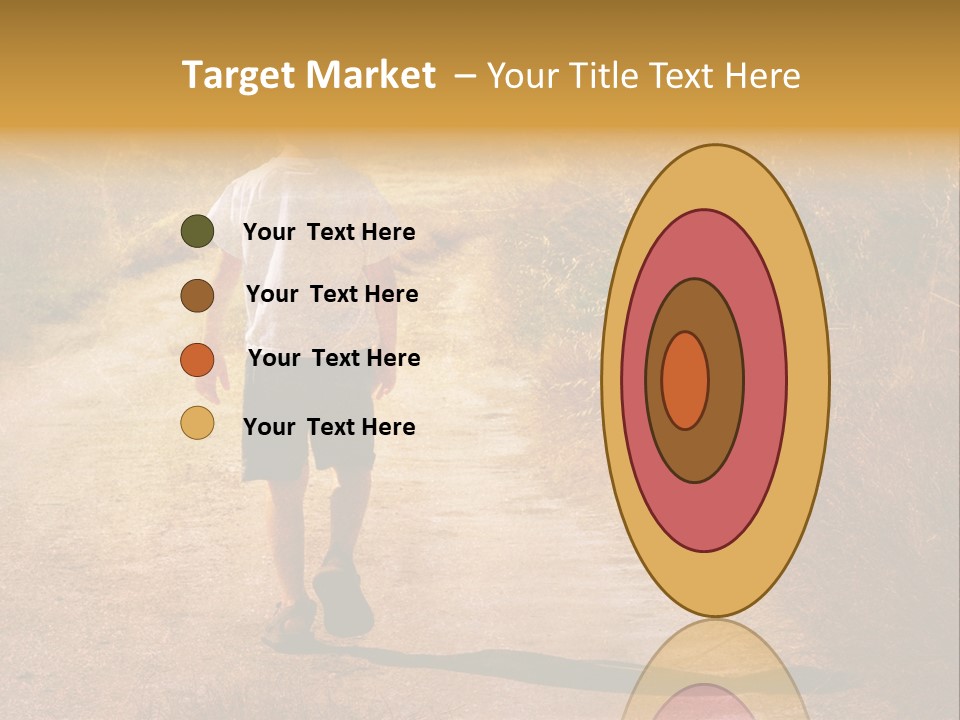 Child On The Road PowerPoint Template