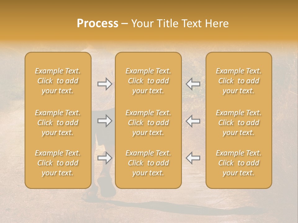 Child On The Road PowerPoint Template