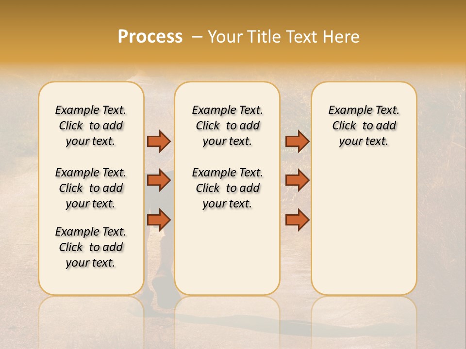 Child On The Road PowerPoint Template