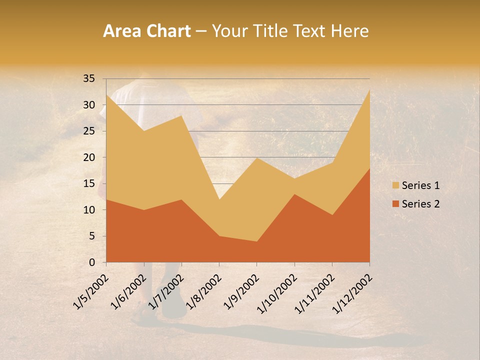 Child On The Road PowerPoint Template