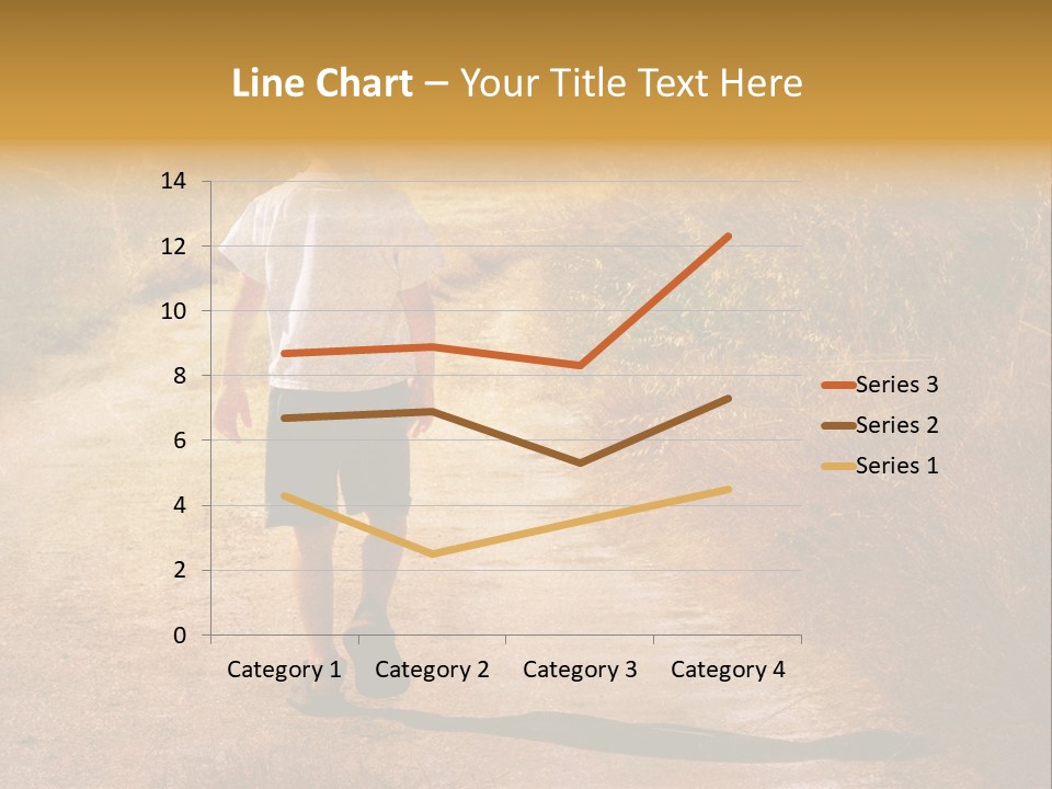 Child On The Road PowerPoint Template