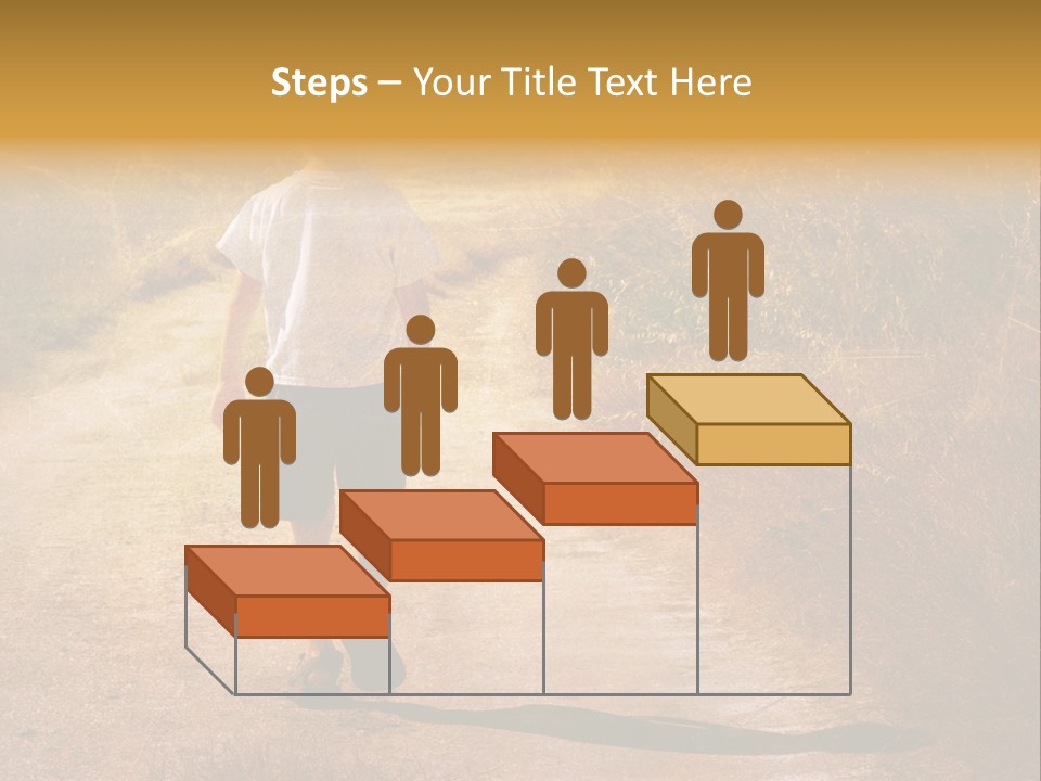 Child On The Road PowerPoint Template