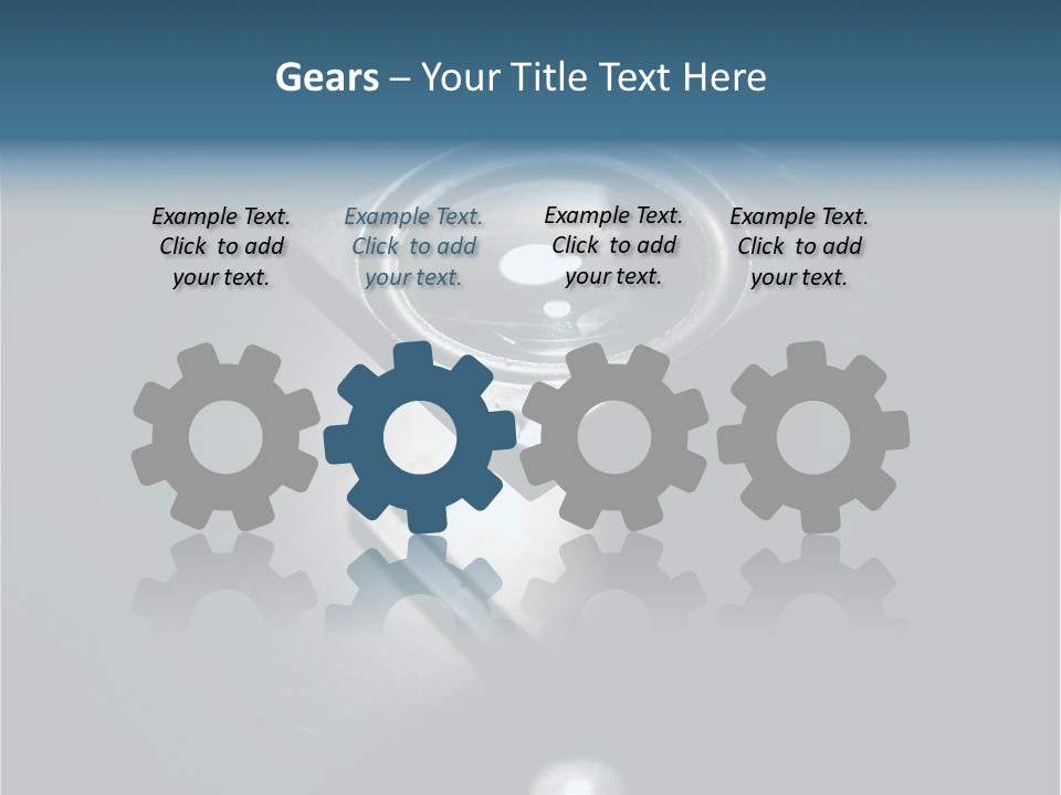 Magnifying Glass For A Printer And Engineer PowerPoint Template