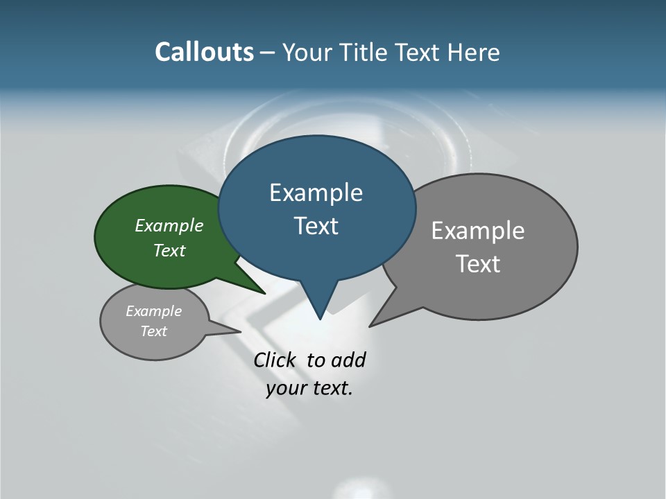 Magnifying Glass For A Printer And Engineer PowerPoint Template