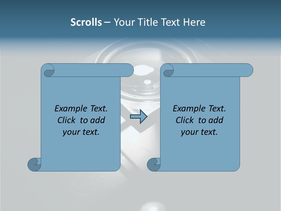 Magnifying Glass For A Printer And Engineer PowerPoint Template